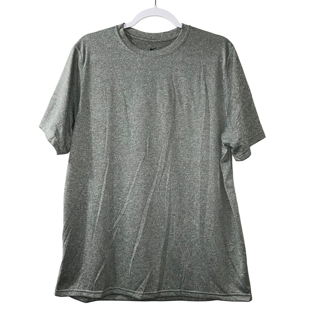 Nike T-Shirt Women's XL Gray Workout Athletic Cut Training Sportswear Activewear